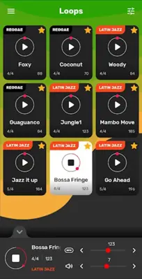 Drum Loops Reggae android App screenshot 1