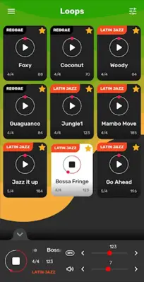 Drum Loops Reggae android App screenshot 4