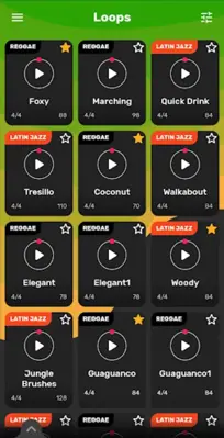 Drum Loops Reggae android App screenshot 6